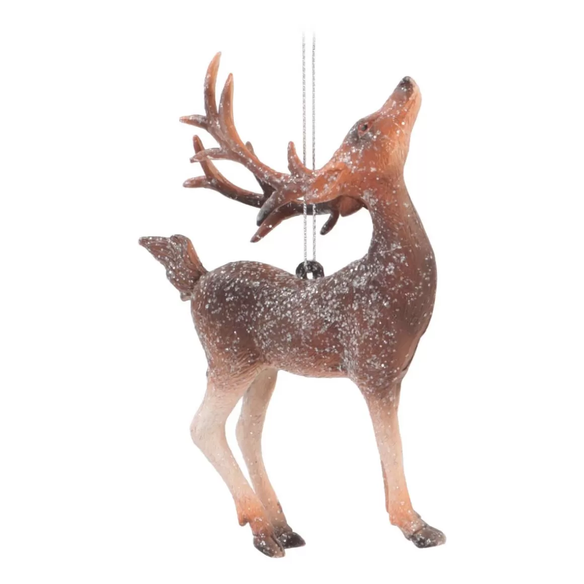 It's all about Christmas Alle Weihnachtsdeko^Anhänger Hirsch, Braun, Kunststoff, 14 Cm