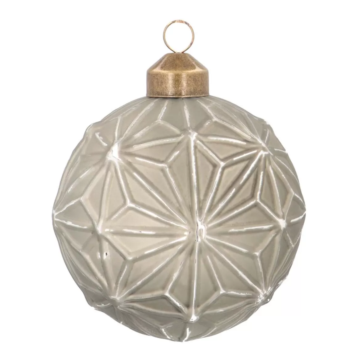 It's all about Christmas Außergewöhnliche Weihnachtskugeln | Weihnachtskugeln Nach Farbe^Besondere Weihnachtskugel Geometrisches Design, Cottage Green, Glas, 9