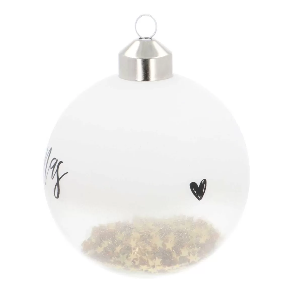 It's all about Christmas Außergewöhnliche Weihnachtskugeln | Weihnachtskugeln Nach Farbe^Besondere Weihnachtskugel „“, Transparent, Glas, 8 Cm