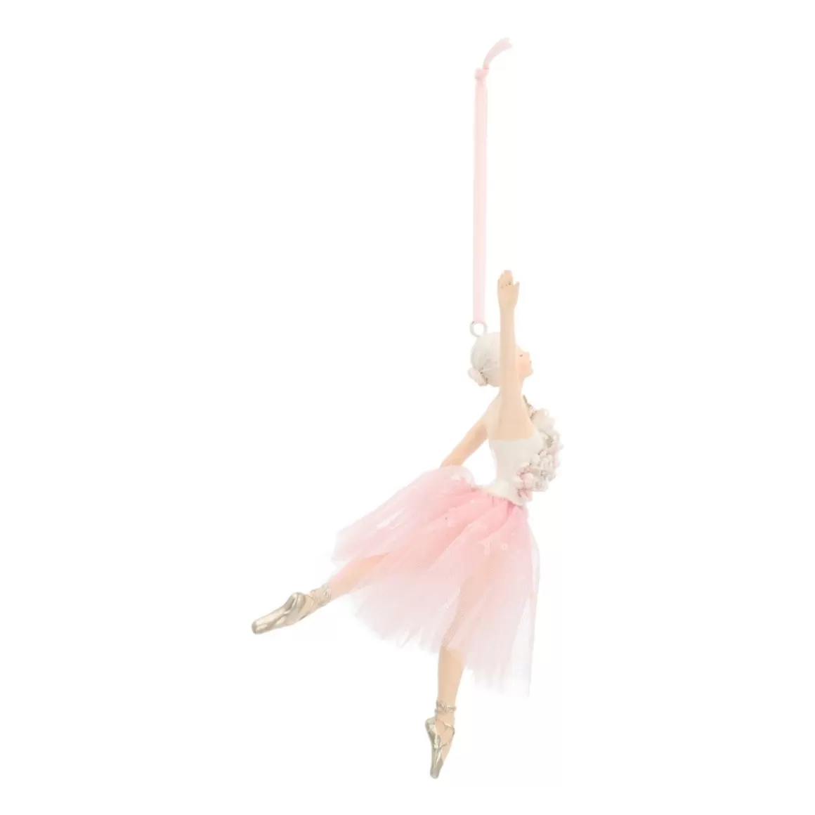It's all about Christmas Weihnachtsbaumanhänger^Besonderer Anhänger Ballettänzerin Mit Tutu Weiß, Aus Polyresin, 18 Cm