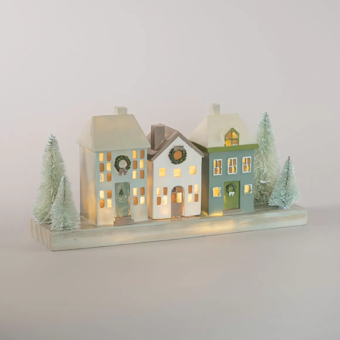 It's all about Christmas Weihnachtsdörfer Und Lebkuchenhäuser^Deko-Häuser Mit LED-Beleuchtung, Polyresin, 30 Cm