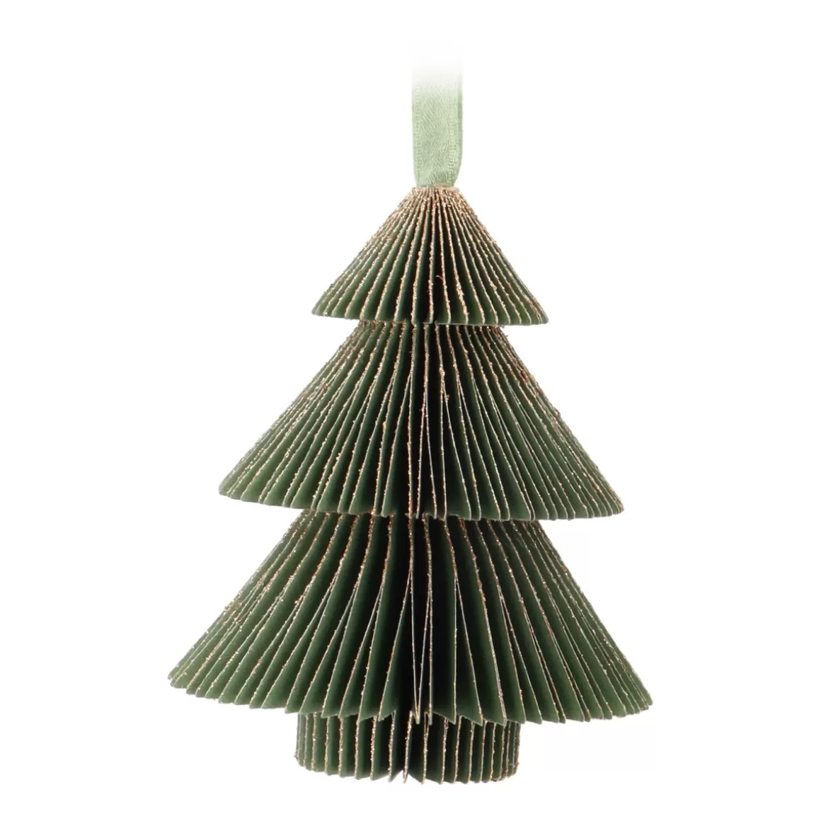 It's all about Christmas Weihnachtsbaumanhänger^Grüner Papier-Weihnachtsbaum Mit Glitzer
