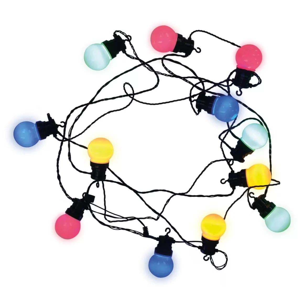 It's all about Christmas Led Lichterketten | Gesamte Weihnachtsbeleuchtung^LED Lichterkette Außen Mit Timer, Mehrfarbig, 20 LEDs, 9,5 M