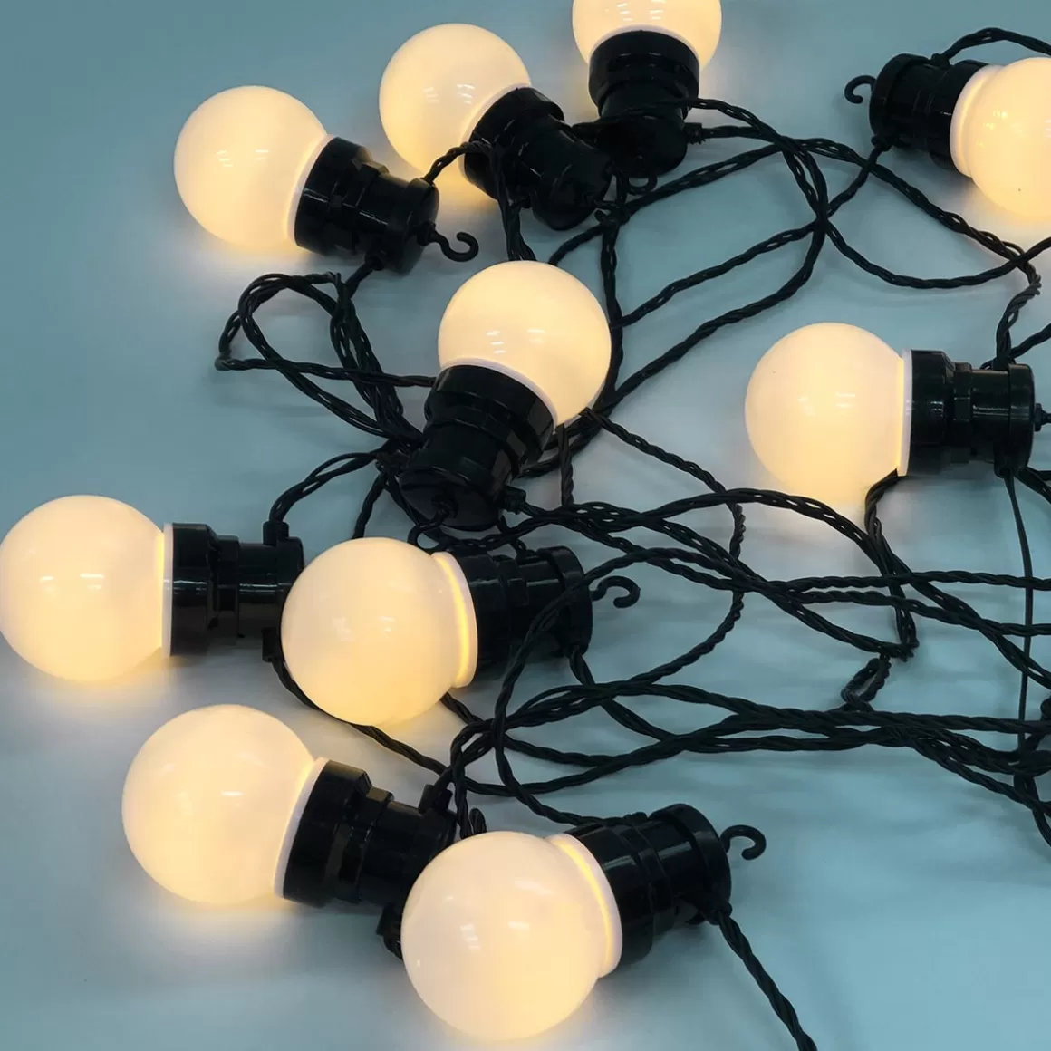 It's all about Christmas Warmweiße Weihnachtsbeleuchtung | Led Lichterketten^LED Lichterkette Außen Mit Timer, Warm-weiß, 20 LEDs, 9,5 M