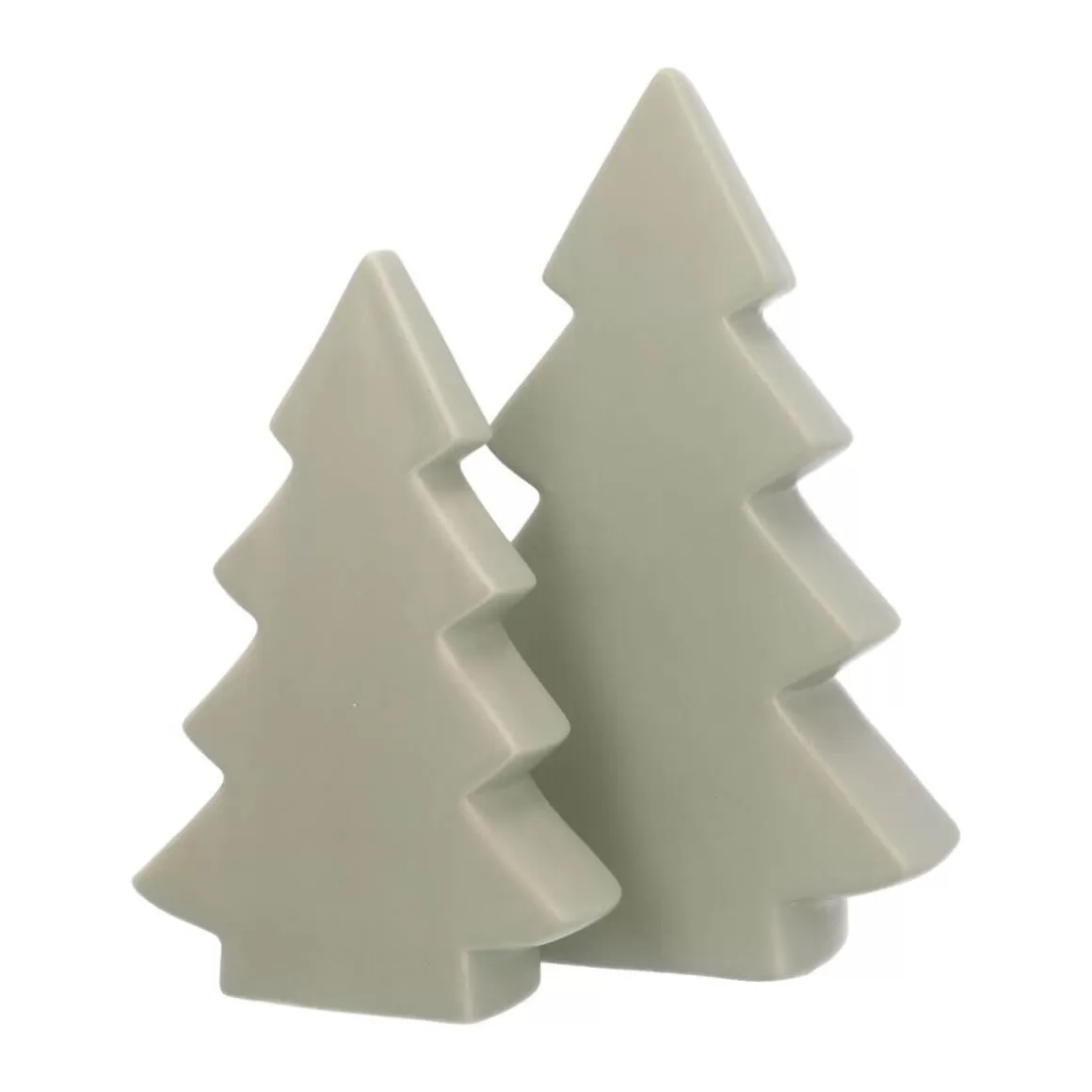 It's all about Christmas Alle Weihnachtsdeko | Weihnachtsbäume^Porzellan-Tannenbaum, Cottage Green, 16,5 Cm