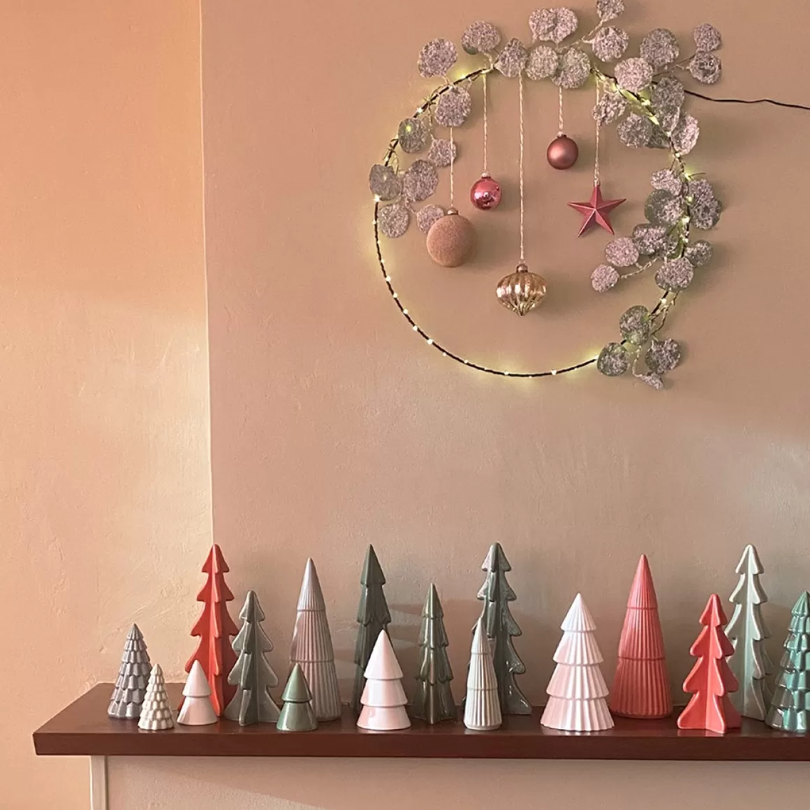 It's all about Christmas Alle Weihnachtsdeko | Weihnachtsbäume^Porzellan-Tannenbaum Im 3D-Format, Cottage Green, 21 Cm
