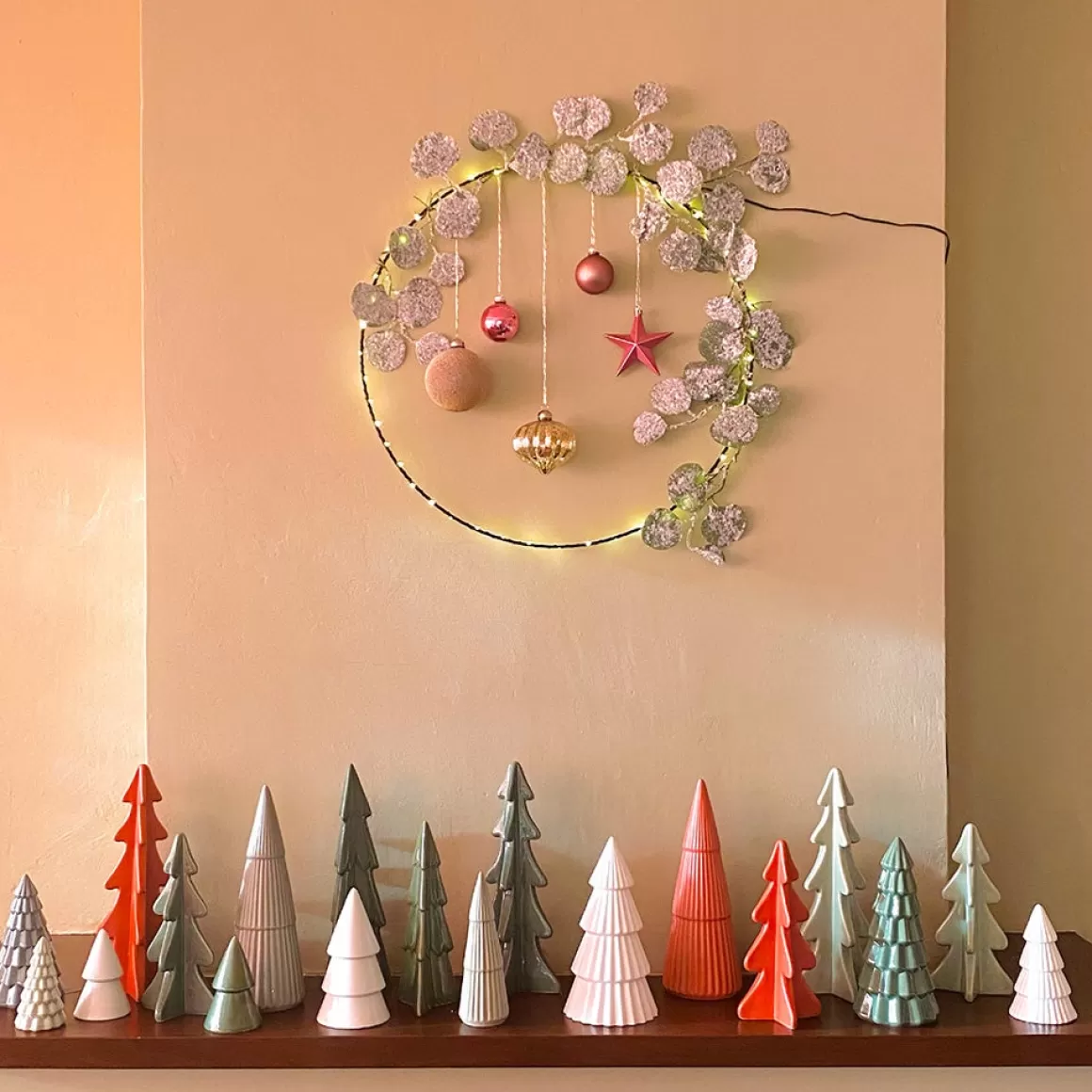 It's all about Christmas Alle Weihnachtsdeko | Weihnachtsbäume^Porzellan-Tannenbaum Im 3D-Format, Cottage Green, 22 Cm