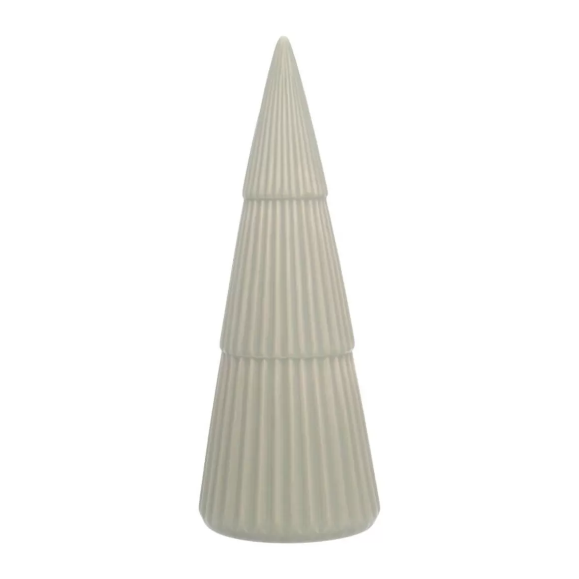 It's all about Christmas Alle Weihnachtsdeko^Porzellan-Tannenbaum Mit Rillendekor, Cottage Green, 26 Cm