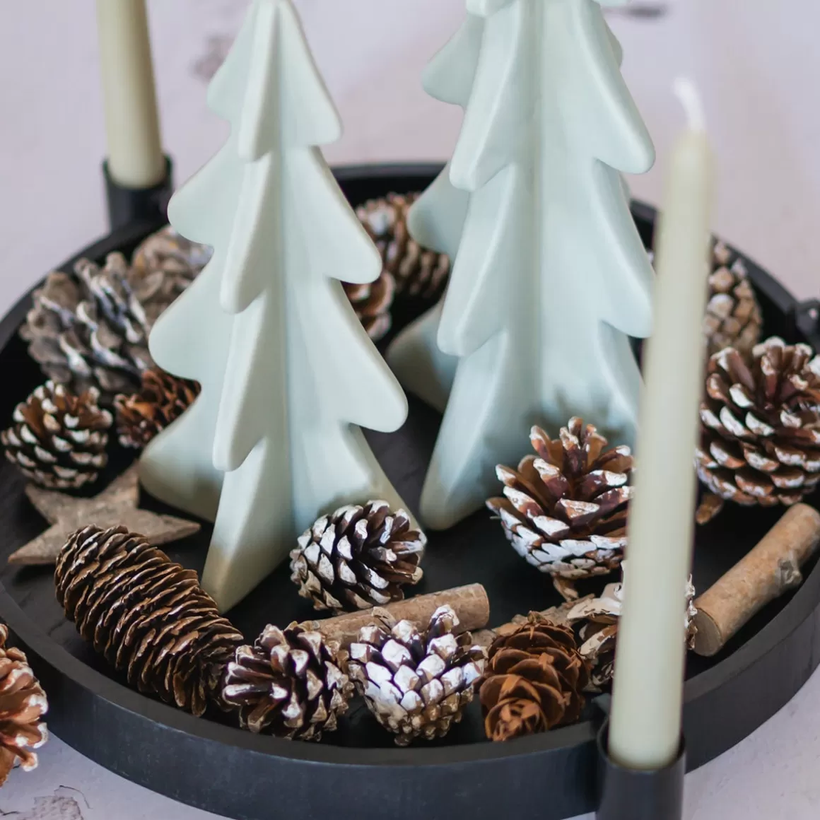 It's all about Christmas Wohnaccessoires Für Weihnachten | Weihnachtsbäume^Porzellan-Weihnachtsbäumchen In Cottage Green